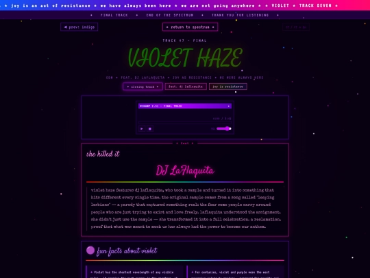 violet screenshot