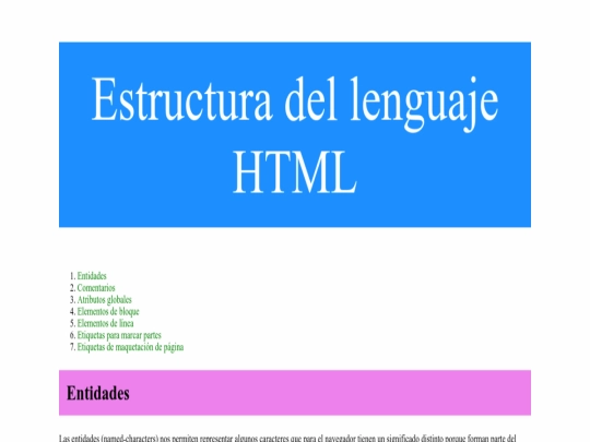 index screenshot