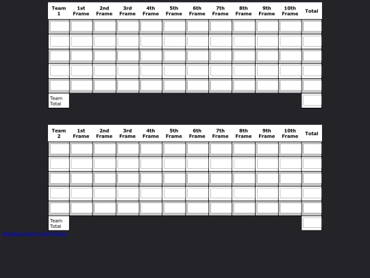 BowlingScorecard screenshot