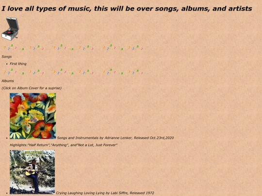 MusicThoughts screenshot