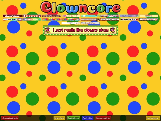 clowncore screenshot