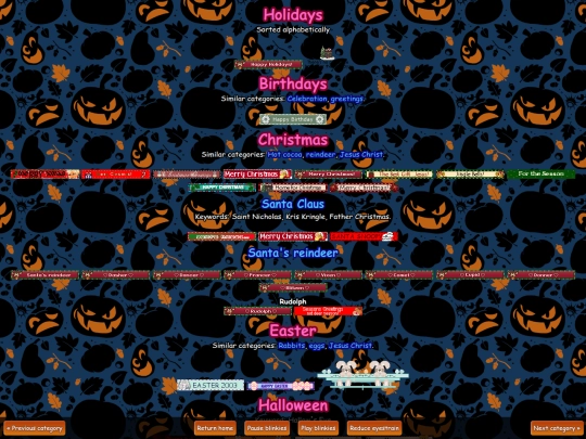 holidays screenshot