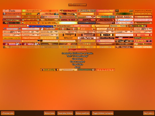 orange screenshot