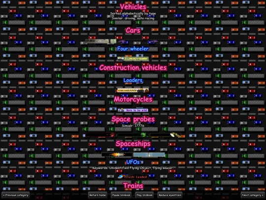 vehicles screenshot