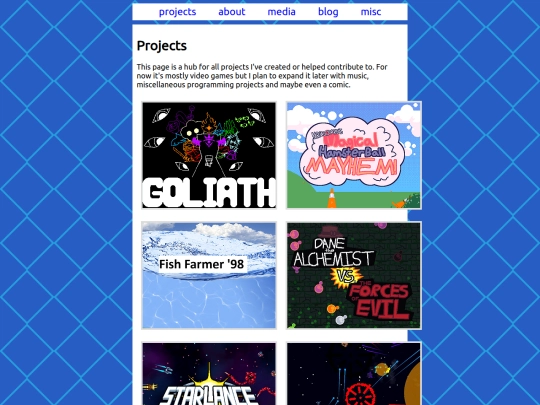 projects screenshot