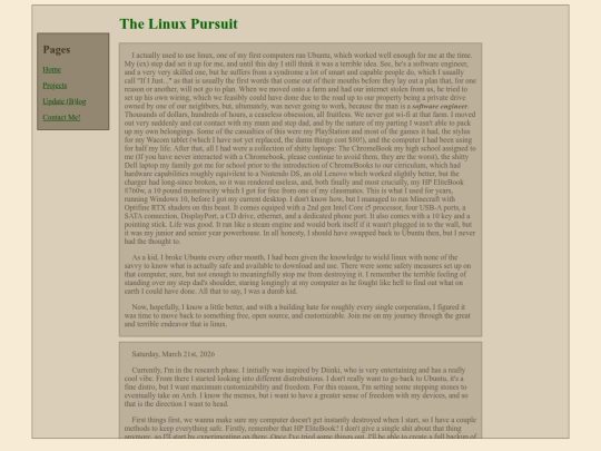projects/linux screenshot
