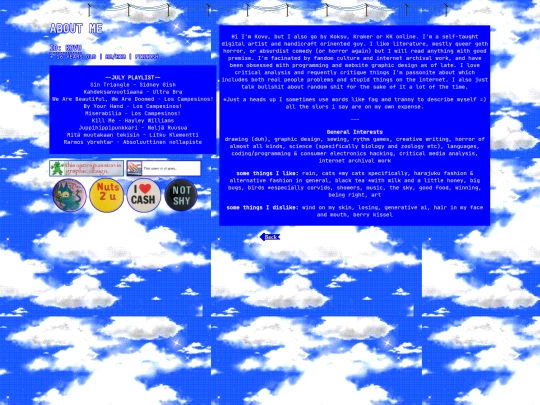 LIFE/aboutme screenshot