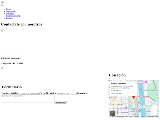 contacto screenshot