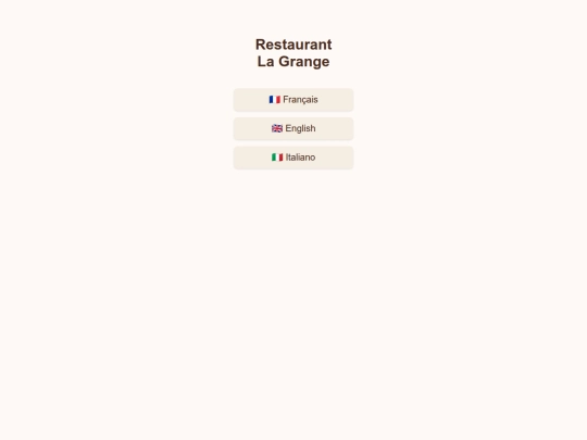 Menus screenshot