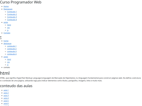 aulashtml screenshot
