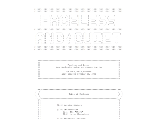 facelessandquiet screenshot