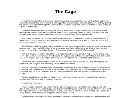 thecage screenshot