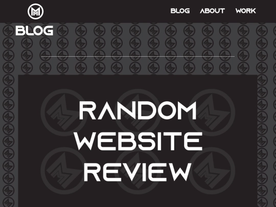 blog screenshot