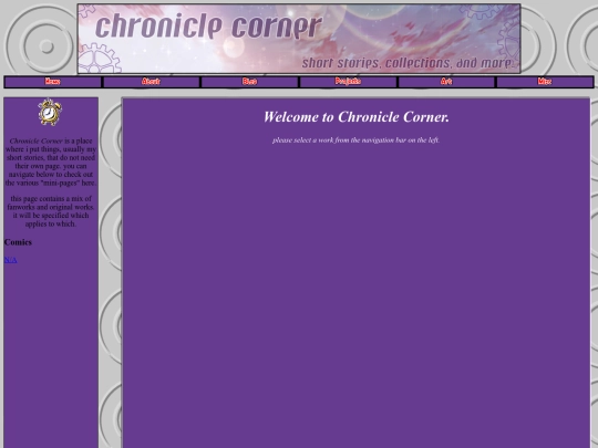 chroniclecorner screenshot