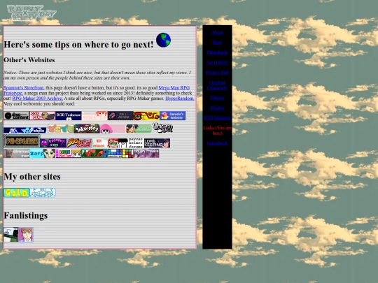 links screenshot