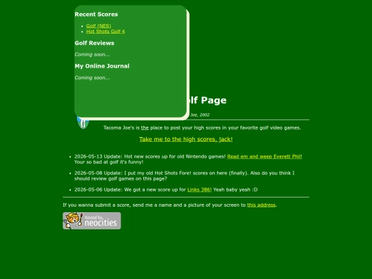 test screenshot