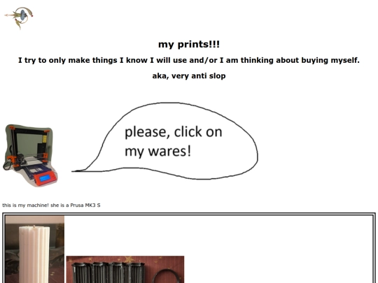 Prints screenshot