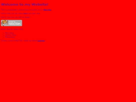 testindex screenshot