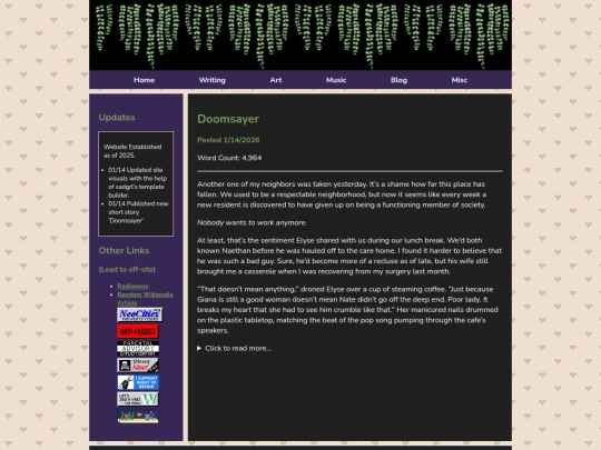 writing screenshot
