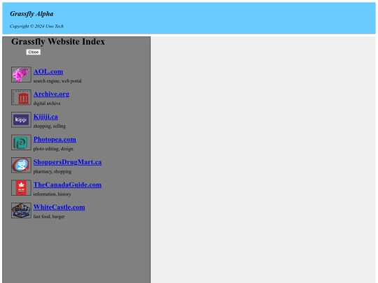 website screenshot