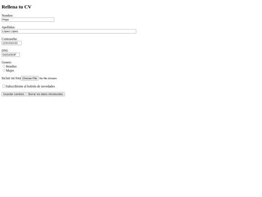 Formulario/Formularios1 screenshot