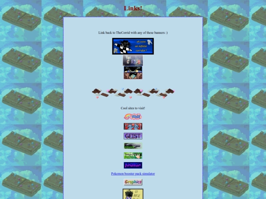 Links screenshot