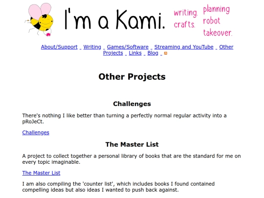 projects screenshot