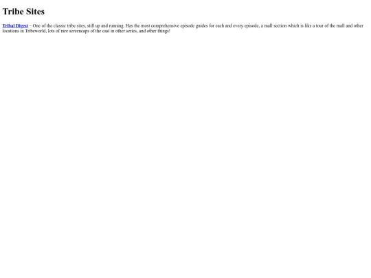 tribesites screenshot