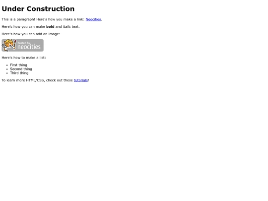 index screenshot