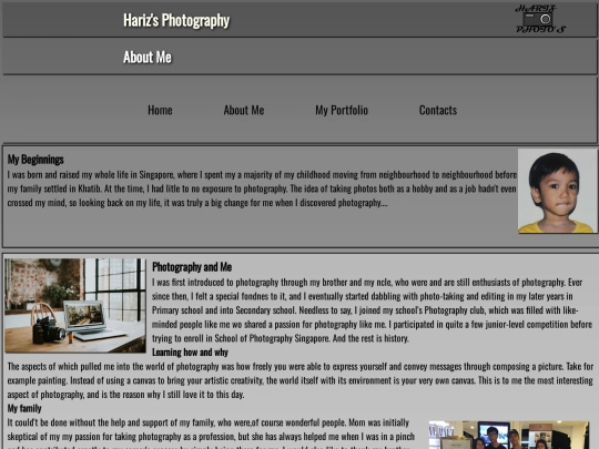 aboutme screenshot