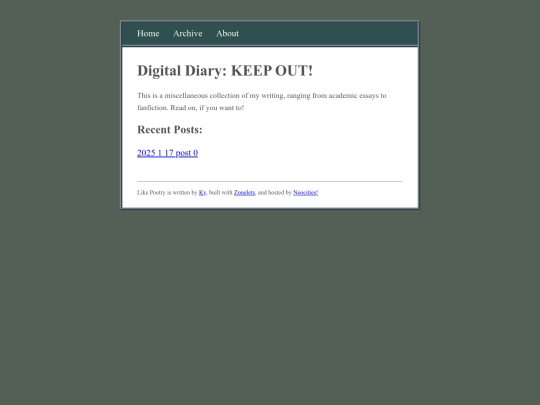 index screenshot