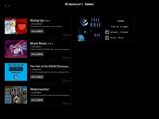 games screenshot