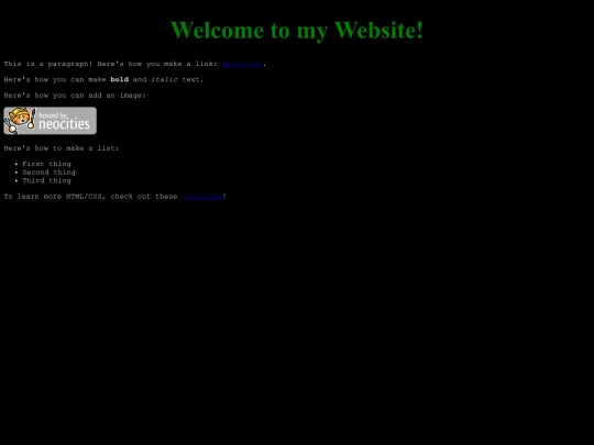 test screenshot