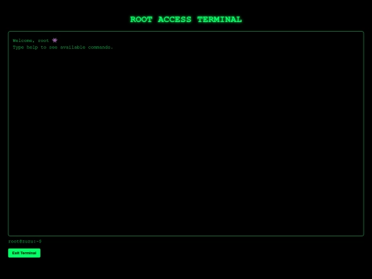 root-dashboard screenshot