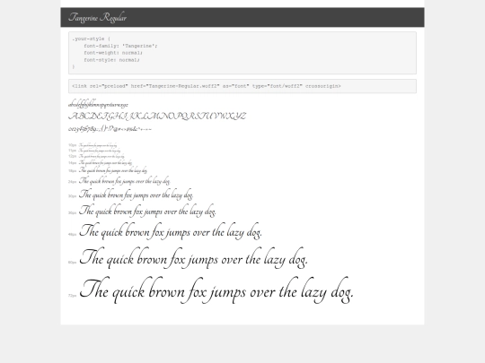 fonts/demo screenshot