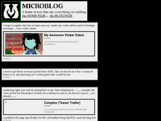 microblog screenshot
