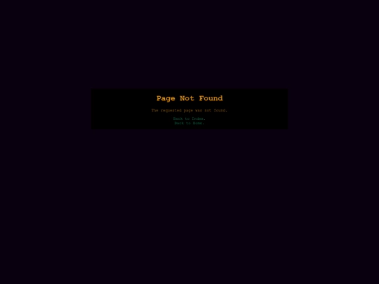 not_found screenshot