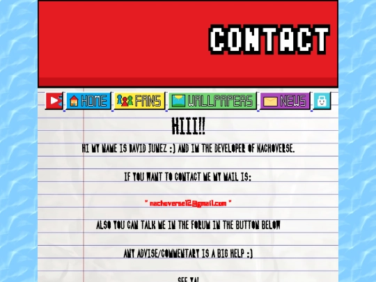 contact screenshot
