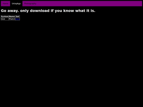 pkgs screenshot