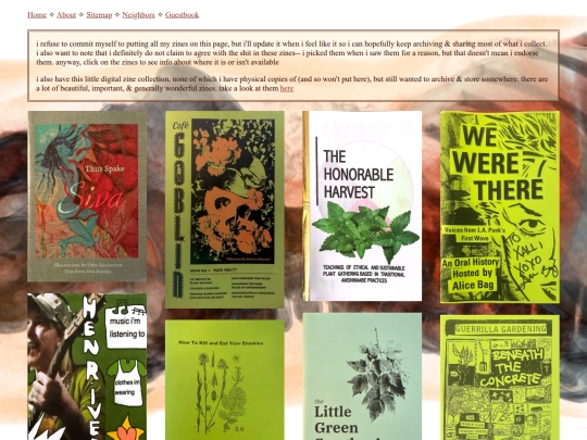 zinelibrary screenshot