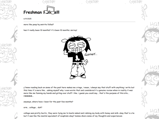 ghermpost/freshmanfailure screenshot