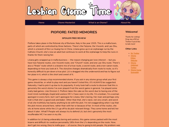 reviews/piofiore screenshot