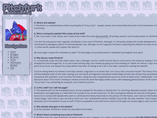FAQ screenshot