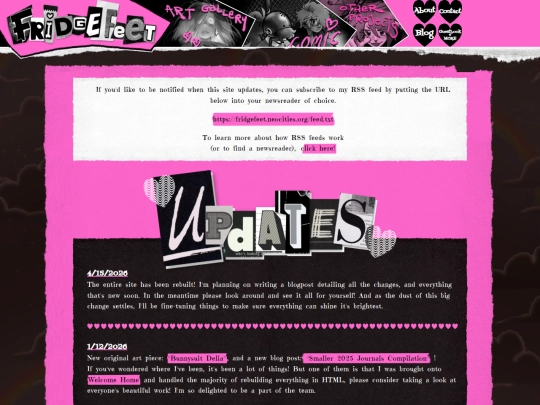 updates screenshot