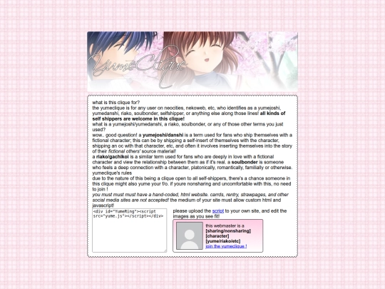 yumeclique screenshot