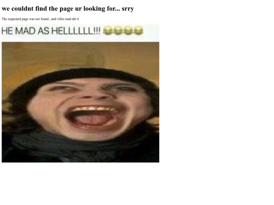 not_found screenshot