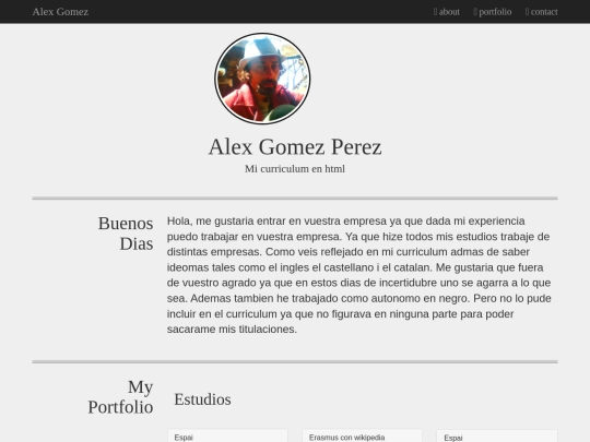 curriculum screenshot