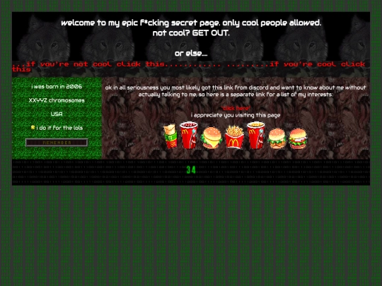 aboutme screenshot