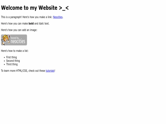 index screenshot