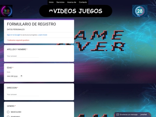 index.html screenshot
